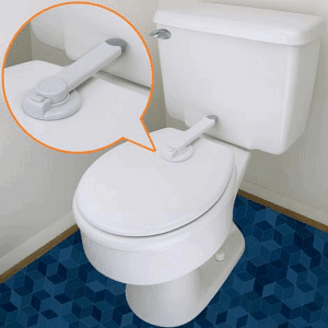 Toilet-lid-lock